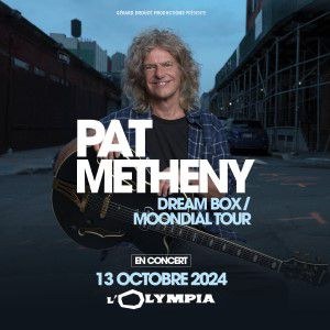 Pat Metheny en concert à L'Olympia en octobre 2024