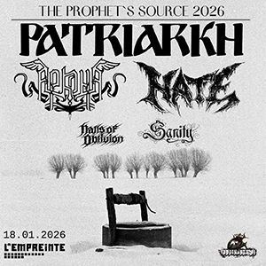 Patriarkh en concert L'Empreinte le 18 janvier 2026