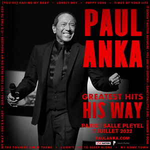 Paul Anka en concert à la Salle Pleyel en juillet 2022