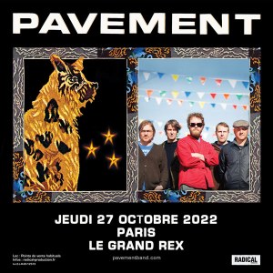 Pavement en concert au Grand Rex en octobre 2022