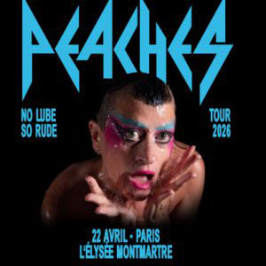 Peaches en concert Elysée Montmartre en avril 2026