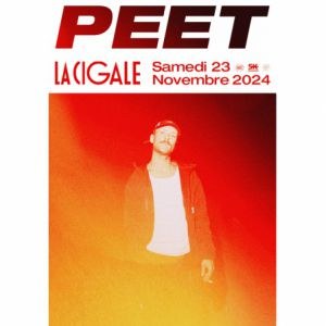 Peet en concert à La Cigale en novembre 2024