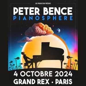 Peter Bence en concert au Grand Rex en octobre 2024