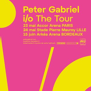 Peter Gabriel Accor Arena - Paris mardi 23 mai 2023