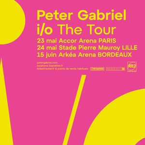 Peter Gabriel en concert à l'Accor Arena en mai 2023