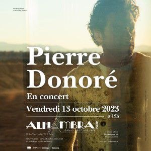 Pierre Donoré en concert à l'Alhambra le 13 octobre 2023
