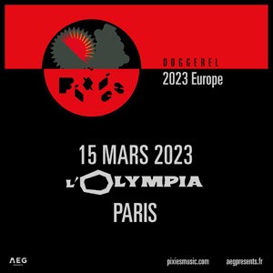 Pixies en concert à L'Olympia en mars 2023