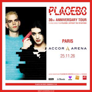 Placebo Concert Accor Arena Paris 2026