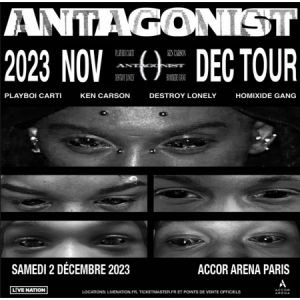 Playboi Carti en concert à l'Accor Arena le 2 décembre 2023