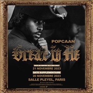 Popcaan en concert Salle Pleyel en novembre 2023