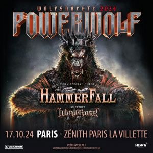 Powerwolf en concert au Zénith de Paris en octobre 2024