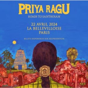 Priya Ragu en concert à La Bellevilloise en avril 2024