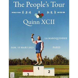 Quinn XCII en concert à La Maroquinerie en mars 2023