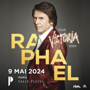Raphael en concert Salle Pleyel en mai 2024