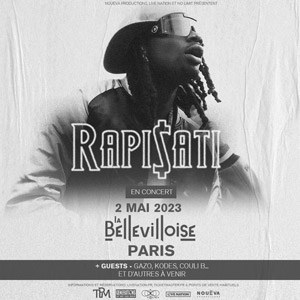 Rapi Sati La Bellevilloise - Paris mardi 2 mai 2023