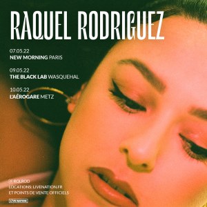 Raquel Rodriguez en concert au New Morning en mai 2022