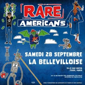 Rare Americans en concert à La Bellevilloise en 2024
