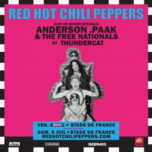 Red Hot Chili Peppers : World Tour 2022 au Stade de France