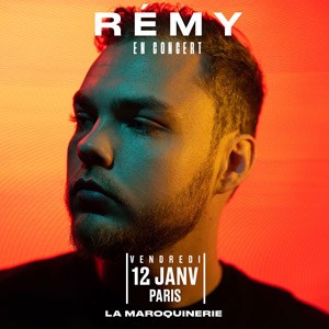 Rémy en concert à La Maroquinerie en janvier 2024