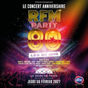 RFM Party 80 Le Concert Anniversaire avec RFM Dôme de Paris 2027