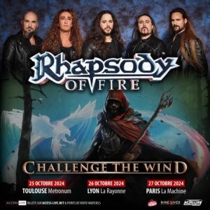 Rhapsody Of Fire en concert à La Machine du Moulin Rouge en 2024