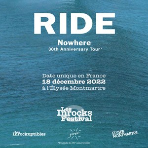 Ride en concert à l'Elysée Montmartre en décembre 2022