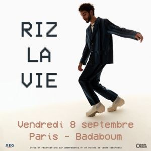 Riz La Vie en concert à Badaboum le 8 septembre 2023