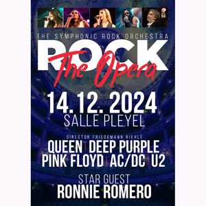 Rock The Opera en concert à la Salle Pleyel en 2024