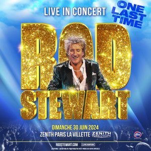 Rod Stewart en concert au Zénith de Paris en juin 2024