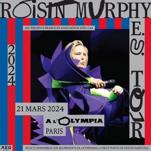 Roisin Murphy en concert à L'Olympia en mars 2024