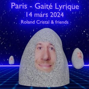 Roland Cristal en concert à La Gaite Lyrique en mars 2024