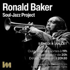 Ronald Baker - Soul Jazz Project Concert Le M. Musée du Vin Paris 2026