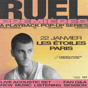 Ruel à Paris - Les Etoiles, le 22 janvier 2025