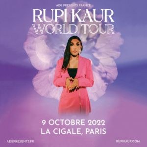 Billets Rupi Kaur La Cigale - Paris dimanche 9 octobre 2022