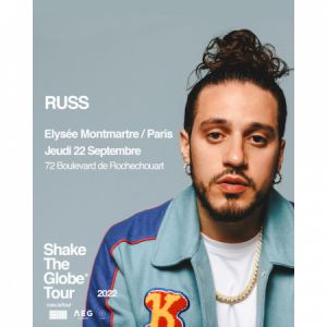 Russ en concert à Elysée Montmartre en septembre 2022