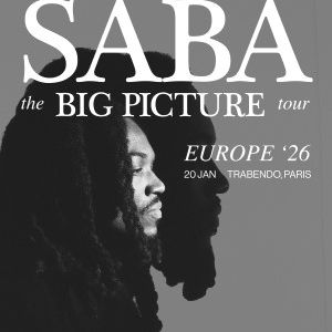 Saba en concert Le Trabendo le 20 janvier 2026