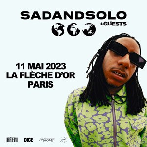 Sadandsolo en concert à La Fleche d'Or en 2023