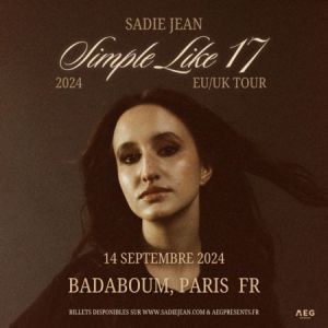 Sadie Jean en concert au Badaboum