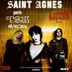 Saint Agnes en concert Les Étoiles en février 2024