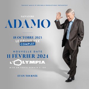 Salvatore Adamo en concert à L'Olympia en 2024