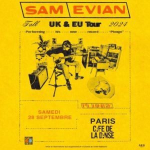 Sam Evian en concert au Café de la Danse en 2024