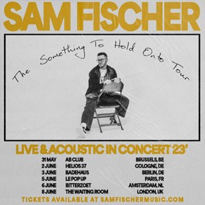 Sam Fischer en concert au Pop Up! en 2023