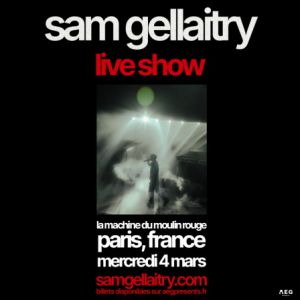 Sam Gellaitry en concert La Machine du Moulin Rouge en mars 2026