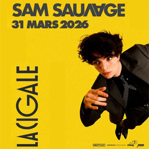Sam Sauvage en concert La Cigale le 31 mars 2026