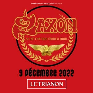 Saxon en concert au Trianon en décembre 2022