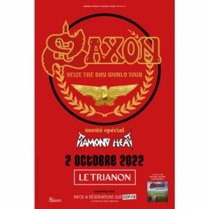 Saxon en concert au Trianon en octobre 2022