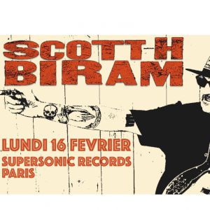 Scott H. Biram en concert Supersonic Records en février 2026