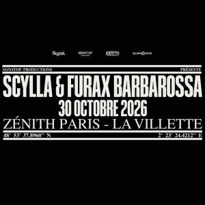 Scylla & Furax Barbarossa en concert Zénith Paris en octobre 2026