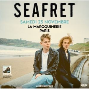 Seafret en concert à La Maroquinerie le 25 novembre 2023
