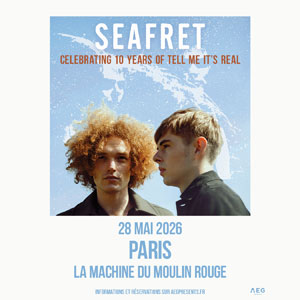 Seafret La Machine du Moulin Rouge Paris 2026